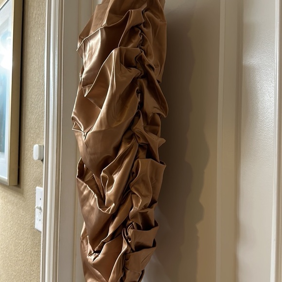 Naked‎ Wardrobe The Statement
Champagne (goldish) color Dress size Small NWT - Picture 3 of 6